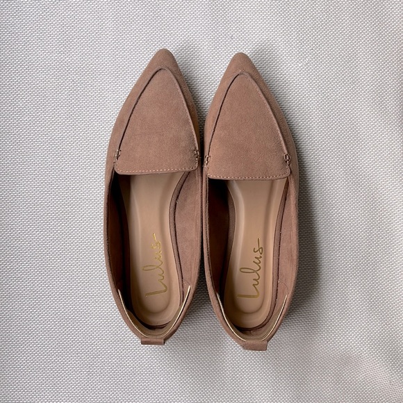 Lulus Shoes - Lulu’s Mocha Pointed Toe Flats